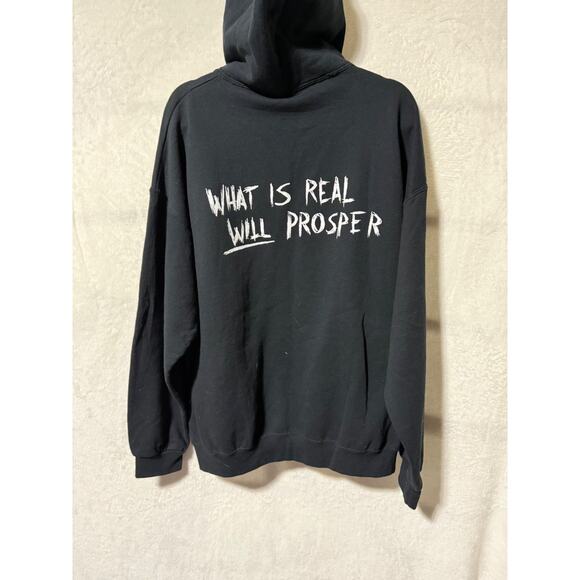 XXXTentacion "What Is Real Will Prosper" Black Pullover Hoodie Size XXL - Picture 8 of 10